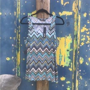 Apt 9 Sequin ZigZag Women’s Size Large Tank. Brand New With Tags